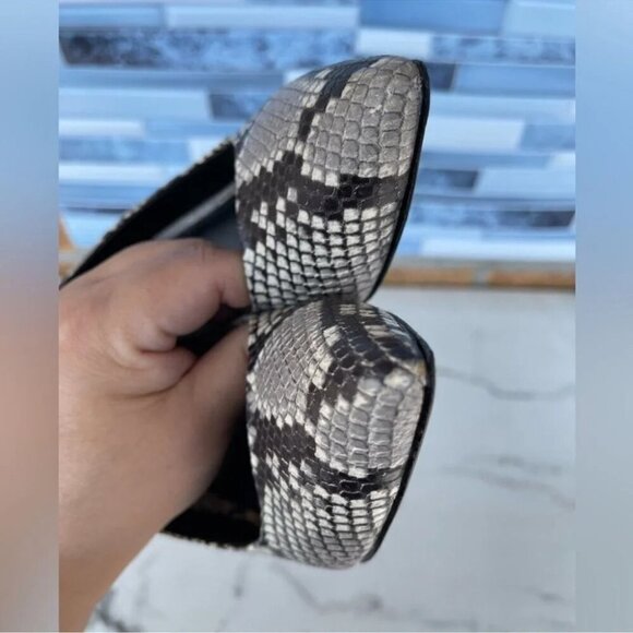 M.Gemi Snakeskin Print Wedge Heels 35/5 - Picture 10 of 11